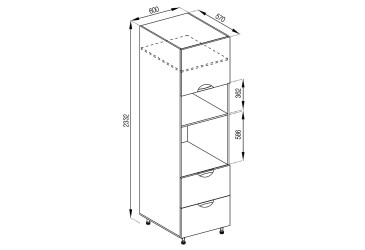 Фото П 60 ДШ п/микровол. (h-920) LUX Адель Люкс Svit Mebliv