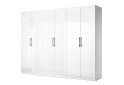 Фото 1 - Шафа MiroMark Фемілі 6-дверна 268 см Біла, серія Н