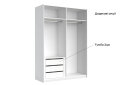 Изображение 20 - Шкаф-купе МироМарк Фемили 2-дверный с зеркалом 150х210 см Белая, серия Н