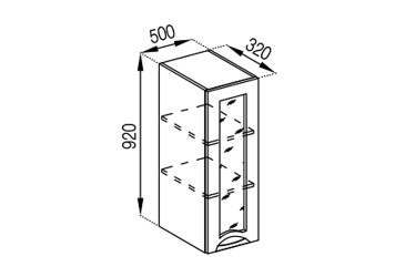Фото В 50 Ск (h-920) Адель Люкс Svit Mebliv