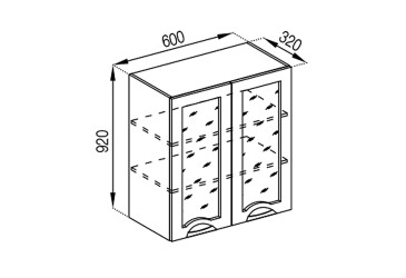 Фото В 60 Ск (h-920) Адель Люкс Svit Mebliv