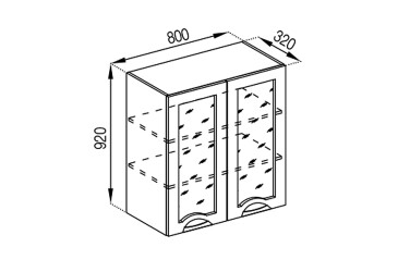 Фото В 80 Ск (h-920) Адель Люкс Svit Mebliv