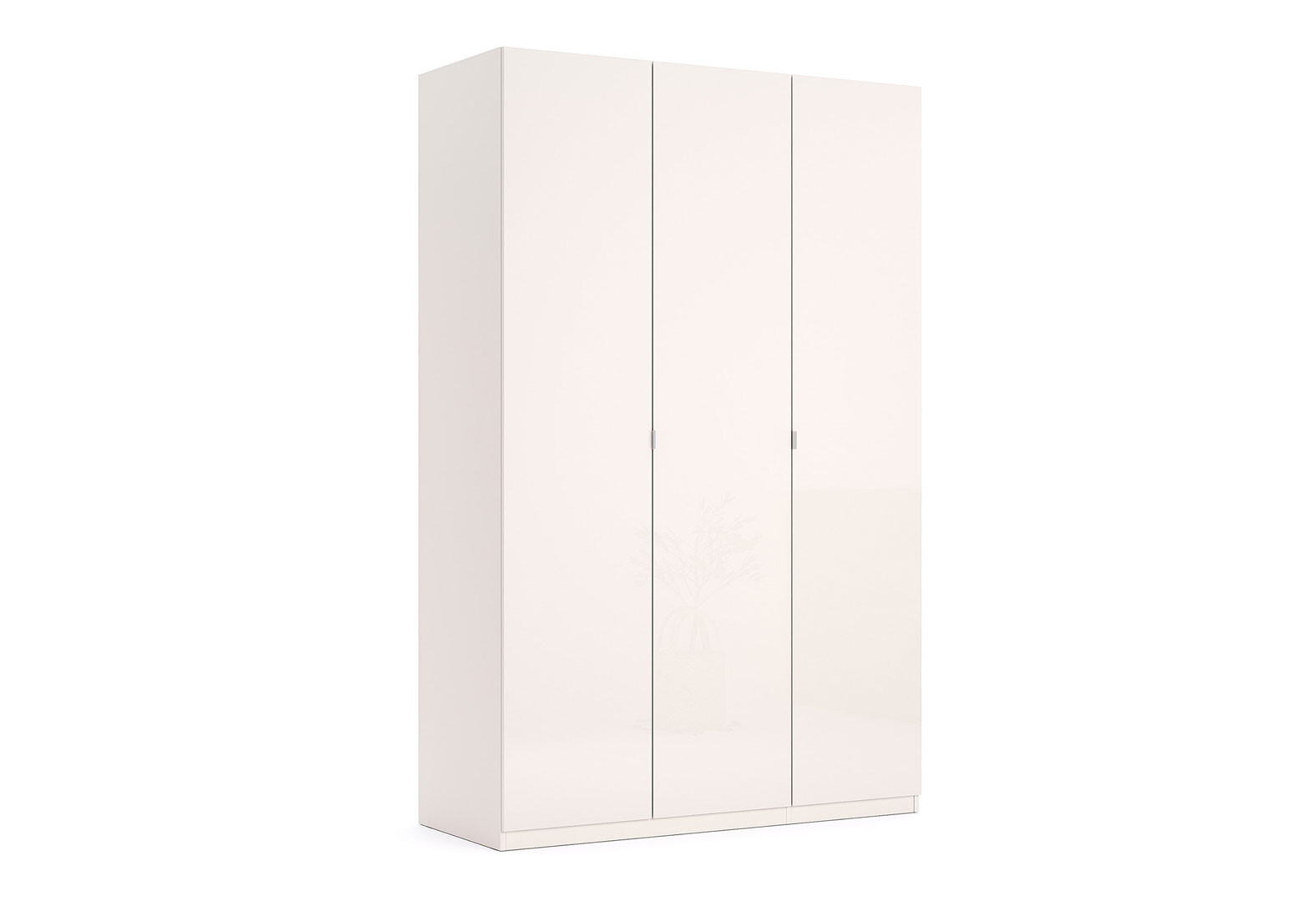 Фото 5 - Шкаф МироМарк Лили / Lily 3-дверный 134 см, глянец кашемир, серия Н