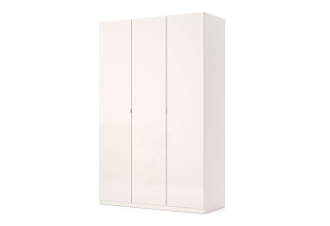 Фото Шкаф МироМарк Лили / Lily 3-дверный 134 см, глянец кашемир, серия Н