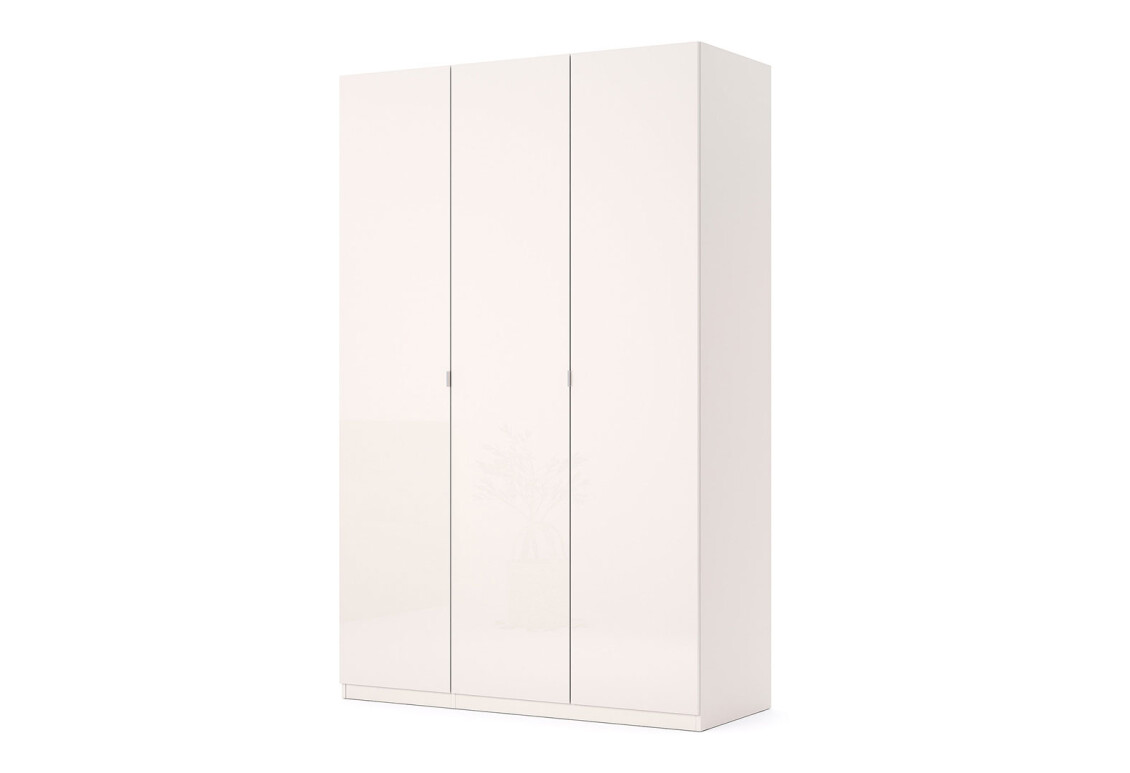 Фото Шкаф МироМарк Лили / Lily 3-дверный 134 см, глянец кашемир, серия Н