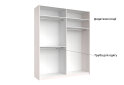 Image 14 - Шкаф-купе MiroMark Лили / Lily 2-дверный 200х240 см, глянец кашемир, серия Н