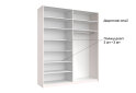 Image 20 - Шкаф-купе MiroMark Лили / Lily 2-дверный 200х240 см, глянец кашемир, серия Н