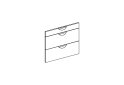 Image 1 - Фасад Н 80 3Ш (1+2) Адель Люкс Svit Mebliv
