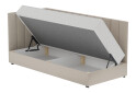 Фото 5 - Кровать-подиум Вика Пэрлына New 90х200 см подъемная без матраса, сборка левая, бежевое (Zenit 26)