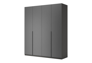 Фото Шкаф МироМарк Doni / Дони 4-хдверный 179 см, графит серия Н
