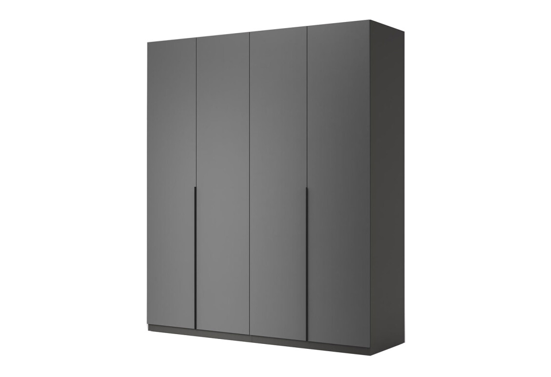 Фото Шкаф МироМарк Doni / Дони 4-хдверный 179 см, графит серия Н