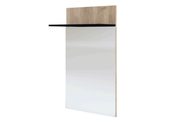 Фото Зеркало Svit Mebliv Амбре 60 см, дуб белый / черный