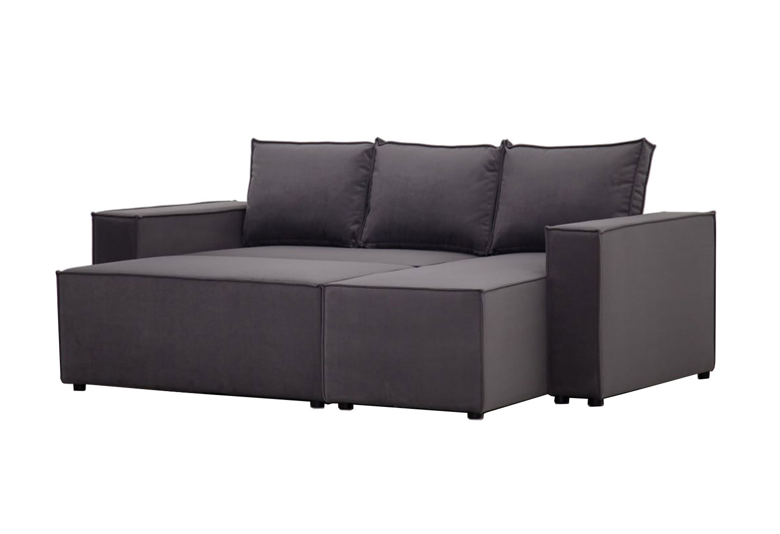 Фото 4 - М'який куточок Kredens furniture Фрейм 252х169 см, тканина сіра