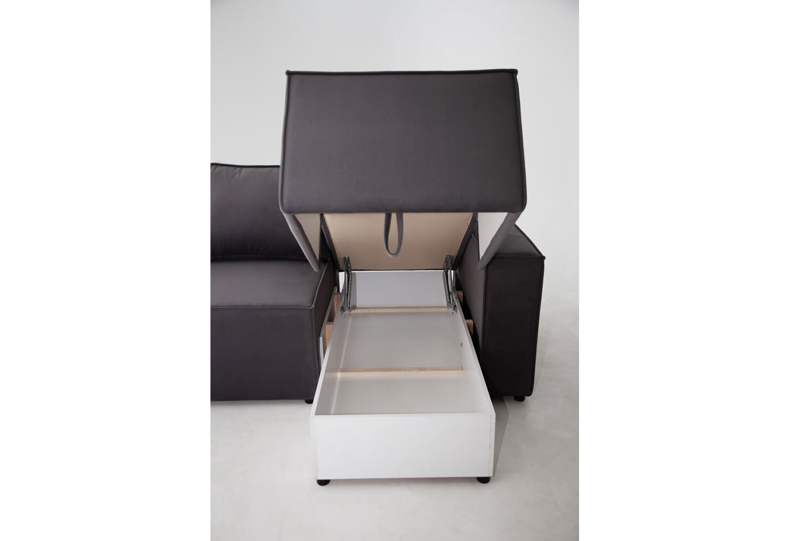 Фото 15 - М'який куточок Kredens furniture Фрейм 252х169 см, тканина сіра