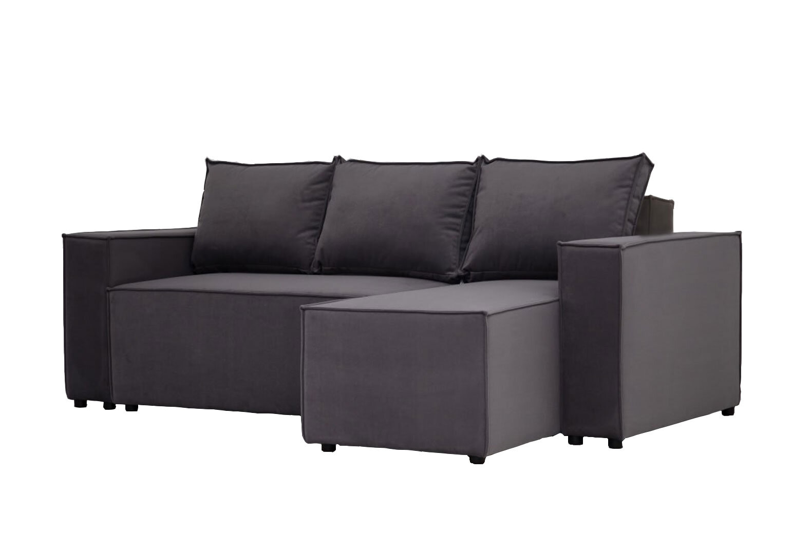 Фото 1 - М'який куточок Kredens furniture Фрейм 252х169 см, тканина сіра