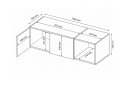 Зображення 3 - Антресоль MiroMark Doni / Доні 3дв 134.4 см, графіт