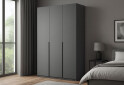 Фото 2 - Шкаф МироМарк Doni / Доні 3-хдверный 134 см, графит серия Н
