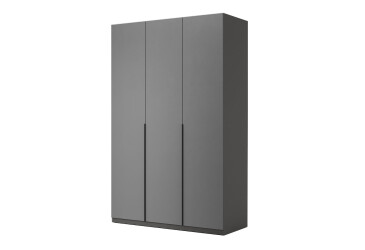Фото Шкаф МироМарк Doni / Доні 3-хдверный 134 см, графит серия Н