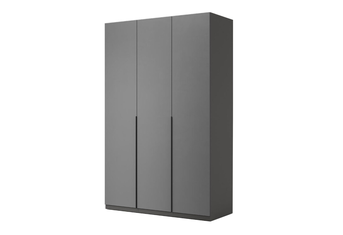 Фото Шкаф МироМарк Doni / Доні 3-хдверный 134 см, графит серия Н