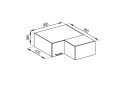 Image 1 - А 90x90 угол прямой (570) Марта Svit Mebliv