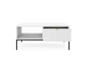 Image 3 - Стол журнальный Perfect Home Нова / Nova 104х68 см, белый, черные ножки