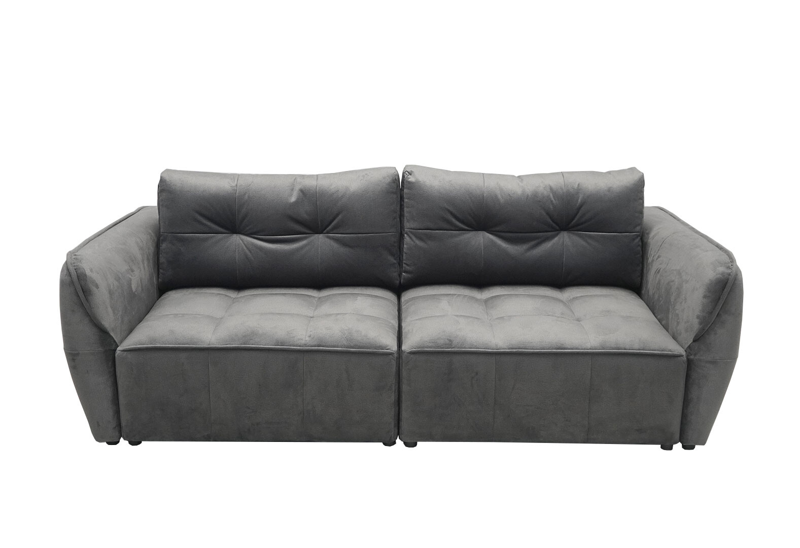 Фото 3 - Диван UMa ALB / Альб 246х123 см розкладний сіро-фіолетовий (Topaz 79)