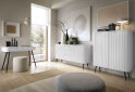 Изображение 1 - Комплект в гостиную Perfect Home Зова / Zova Белый, черные ножки