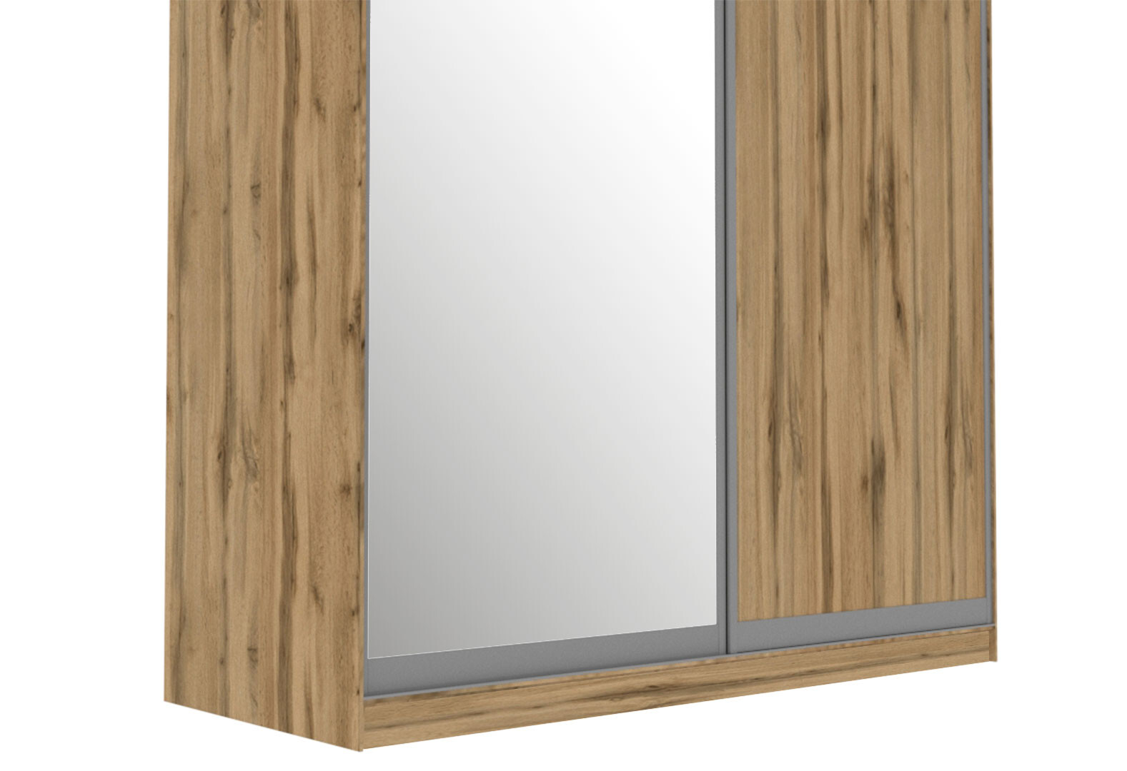 Фото 3 - Шафа-купе Мебель Стар 2-дверый 1500х2100х600 с зеркалом, дуб тахо