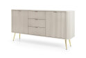Изображение 1 - Комод Perfect Home Зова / Zova 2-дверный с 3 ящиками 168 см, кашемир, золотые ножки