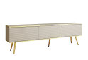 Изображение 3 - Тумба под ТВ Perfect Home Оро / Oro MDF с 3 дверками 175 см, бежевый, золотые ножки