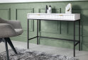 Изображение 2 - Стол туалетный Perfect Home Нова / Nova с 2 ящиками 104 см, белый, черные ножки