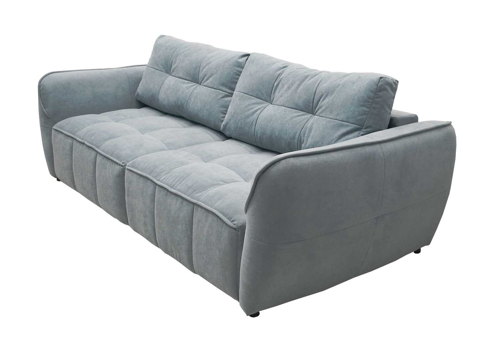 Фото 5 - Диван UMa ALB / Альб 246х123 см раскладной серо-голубой (Polo 09)