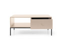 Image 3 - Стол журнальный Perfect Home Моно / Mono 104х68 см, беж песочный, черные ножки