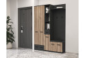 Фото 1 - Прихожая Svit Mebliv Амбре Комплект 150 см антрацит / дуб артизан