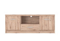 Фото 1 - Тумба під ТВ Гербор Шанталь з 1 шухлядою та 2 дверками 130 см, дуб сан-ремо світлий