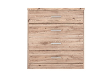 Фото Комод Гербор Шанталь с 4 ящиками 80 см, дуб сан-ремо светлый