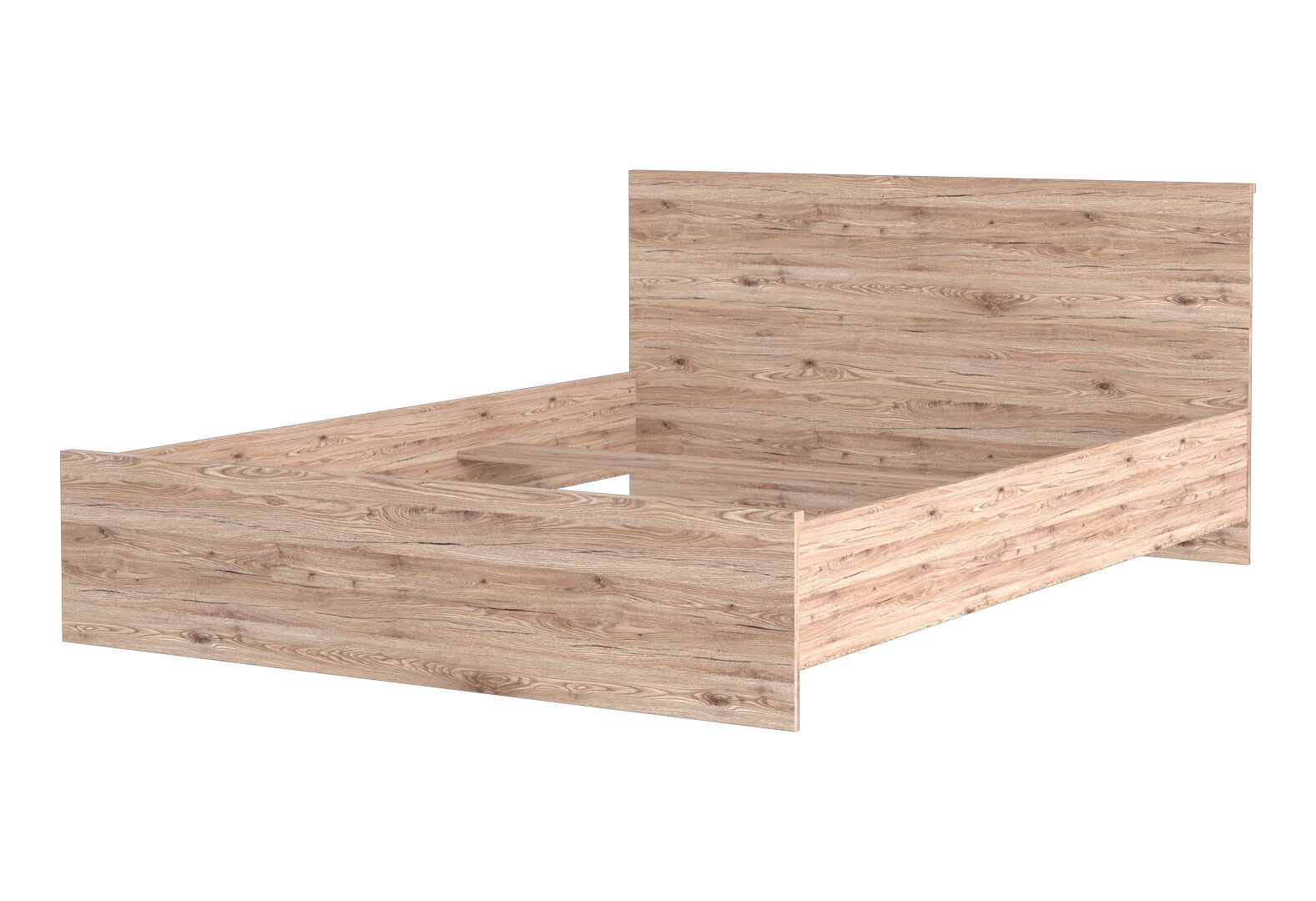 Фото 3 - Кровать Гербор Шанталь (без вклада) 160х200 см, дуб сан-ремо светлый