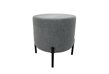 Фото Пуф UMa Флафф 45x45 см, серый (Soro 93)