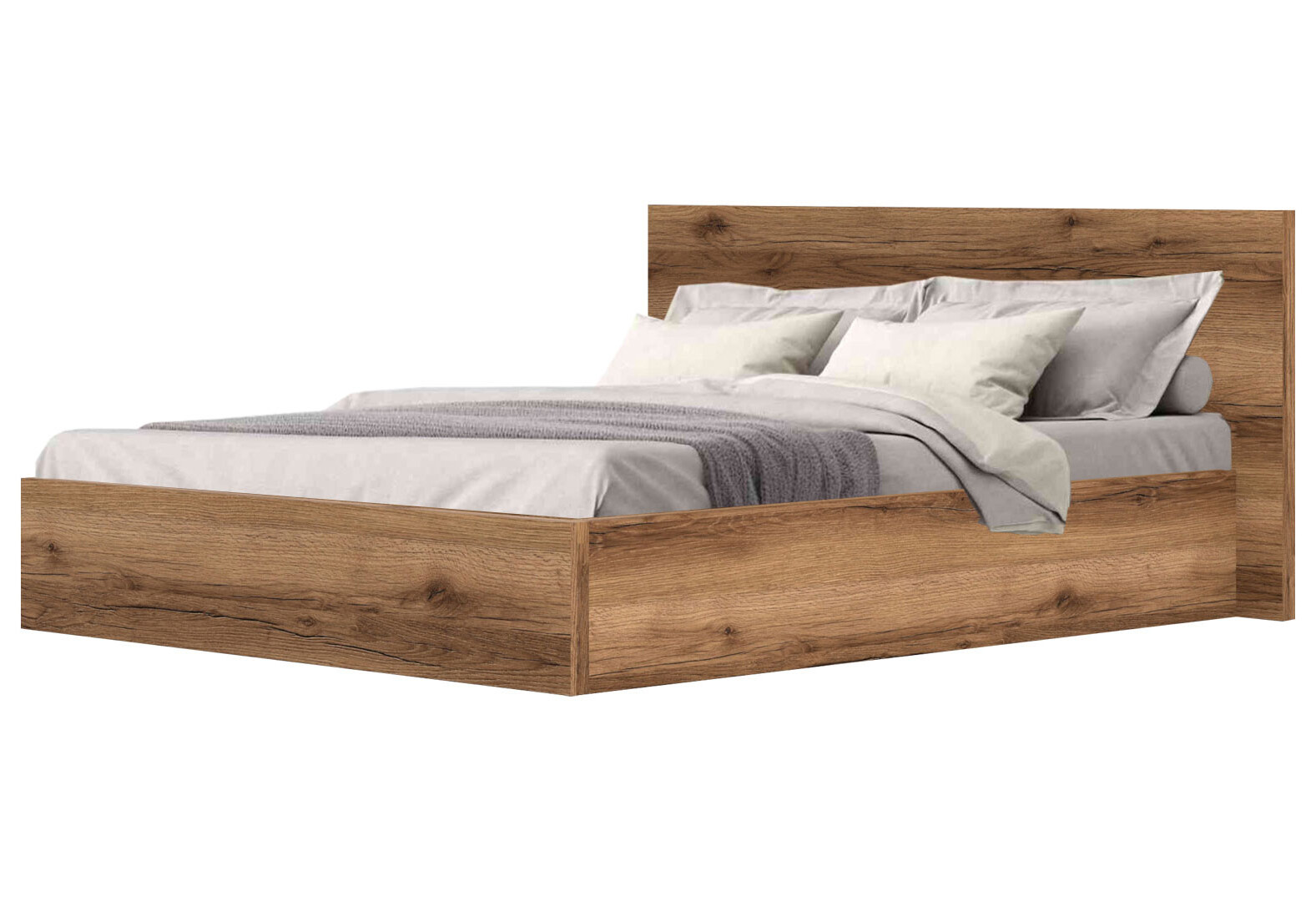 Фото 1 - Кровать Гербор Стемма (без вклада) 160х200 см, дуб делано темный