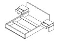 Фото 6 - Кровать Гербор Стемма (без вклада) с тумбами 160х200 см, дуб делано темный