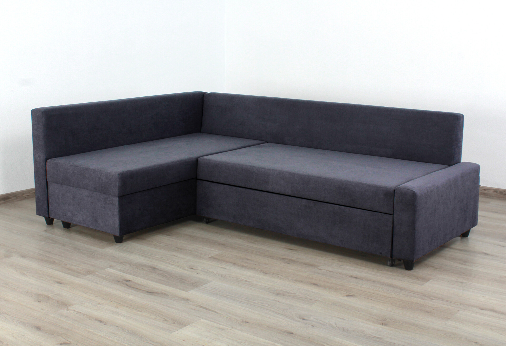 Фото 2 - М'який куточок Elegant Бенефіт 54 226x156 см темно-сірий