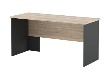Фото Стіл письмовий Гербор Офіс Нью 160x65 см, антрацит / дуб сонома