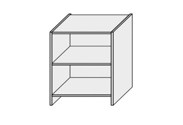 Фото Корпус 60В 1дв Под вытяжку телескоп 680мм