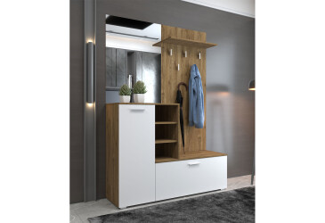 Фото Прихожая Gerbor холдинг Ветланда Дуб травиата / нимфеа альба