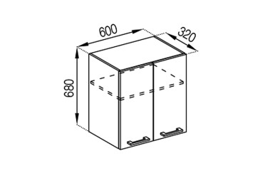 Фото В 60 под вытяжку Марта Svit Mebliv