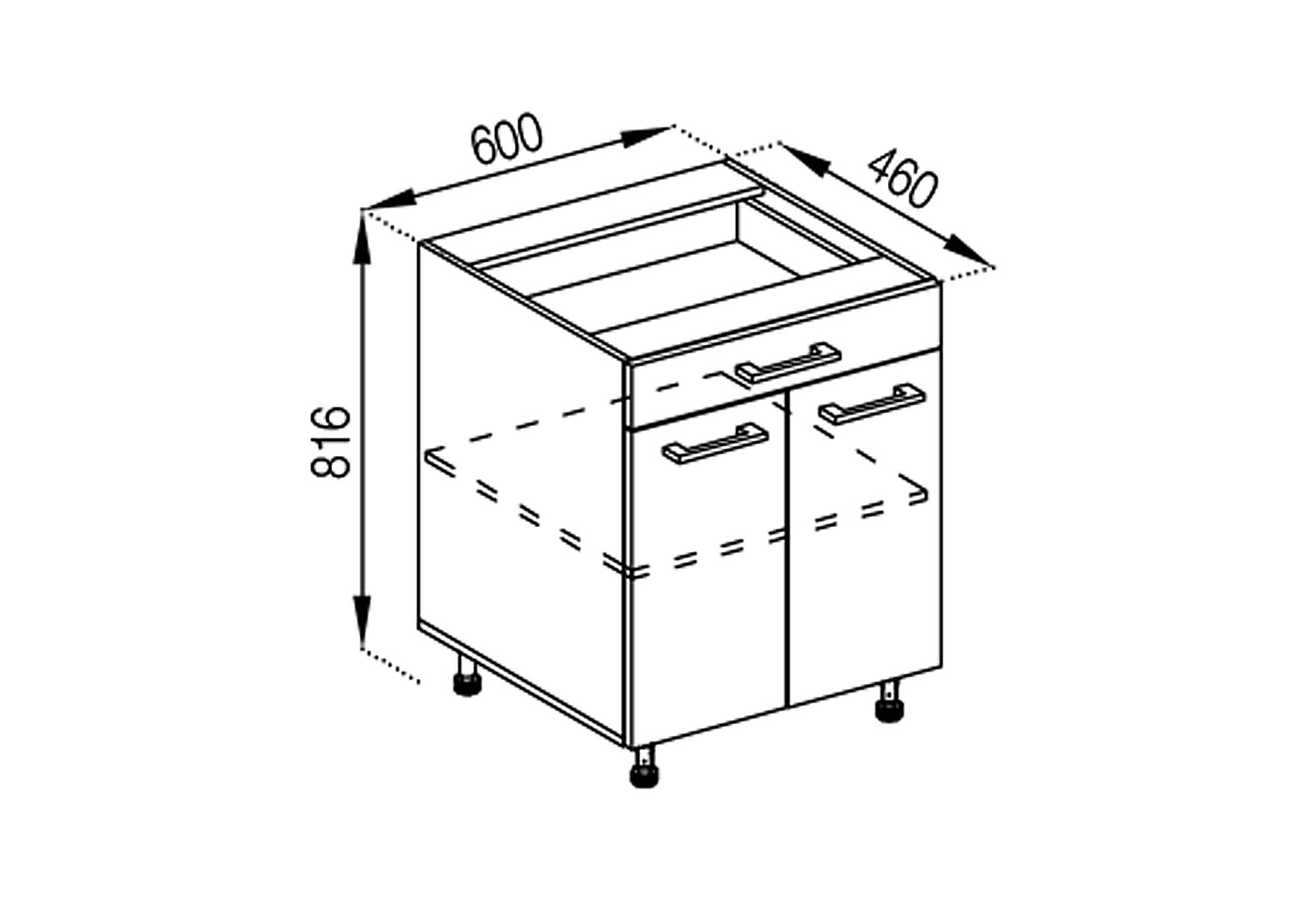 Фото 1 - Н 60 ДШ Favorit Марта Лак Svit Mebliv