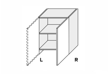 Фото Верх 60ВВТ/860 1дв витяжка телескоп права Глорі / Glory MiroMark