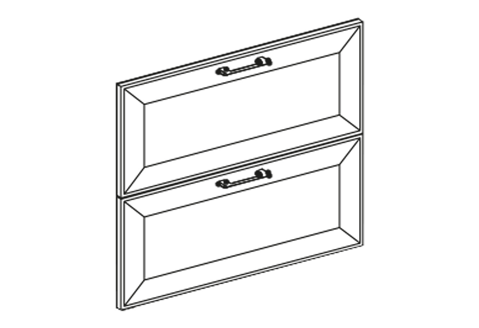 Фото 1 - Фасад Н 60 Ш (+ВШ) Марго Світ Меблів