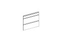 Image 1 - Фасад Н 80 3Ш (1+2) Favorit Милана Svit Mebliv