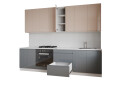 Фото 3 - Кухня Вип Мастер Интерно Люкс / Interno Luxe 260 см, беж глянец / серый глянец